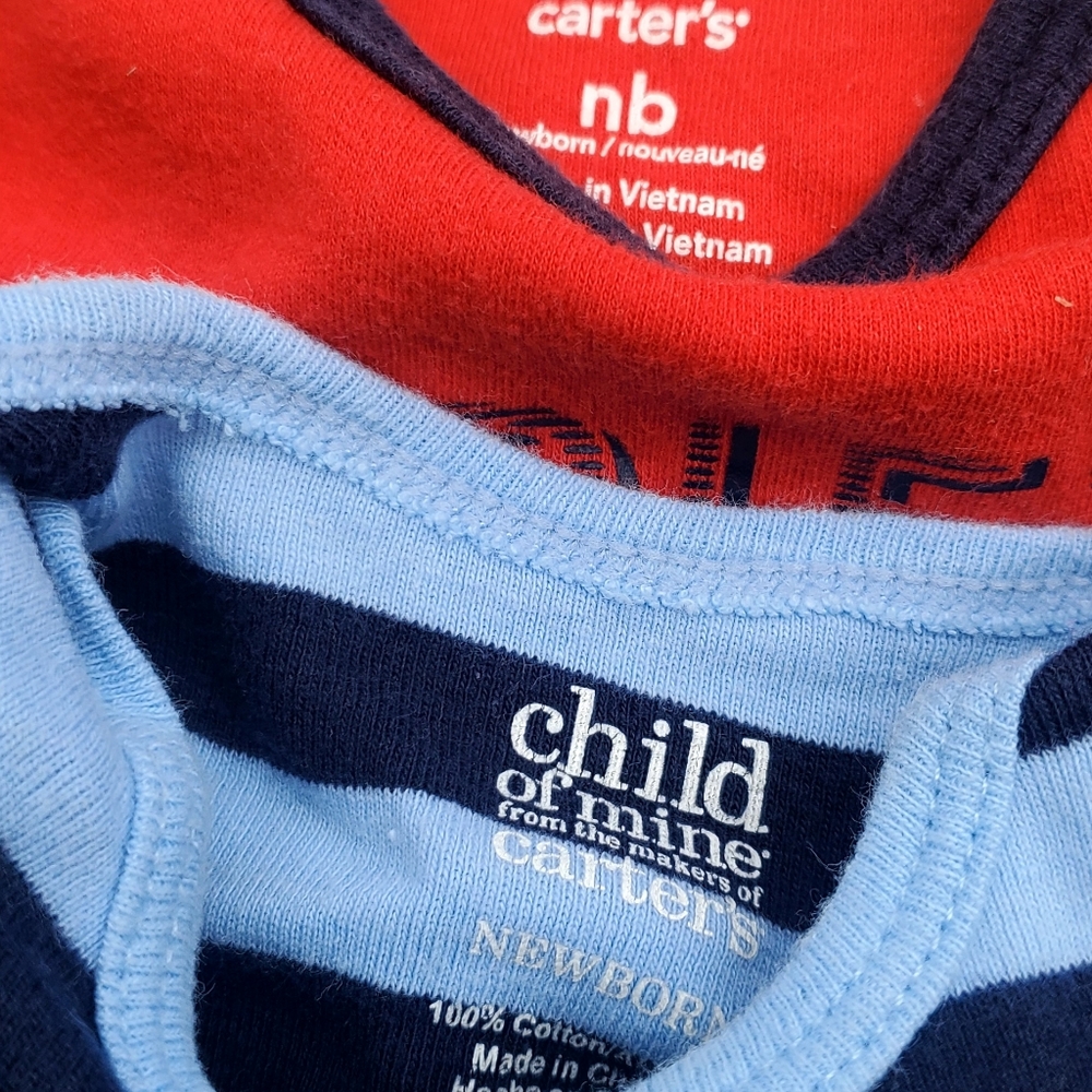 Baby Boy Newborn Onesie and Pants Set - Picture 4 of 7
